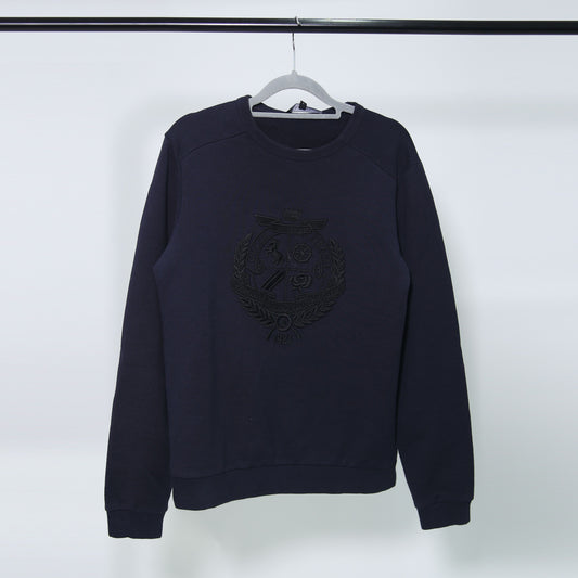 Gucci Navy Embroidered Detail Sweatshirt 387763 17467048
