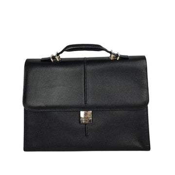 กระเป๋าใส่เอกสารหนังสีดำ Bally SKU123