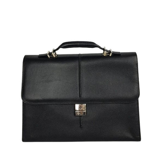 กระเป๋าใส่เอกสารหนังสีดำ Bally SKU123