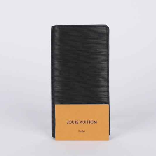 Louis Vuitton Epi Leather Braza Wallet Black M60622 28023764