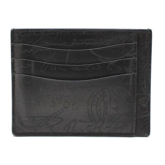Berluti Bamboo Tetris Scrito Card Holder 43298277