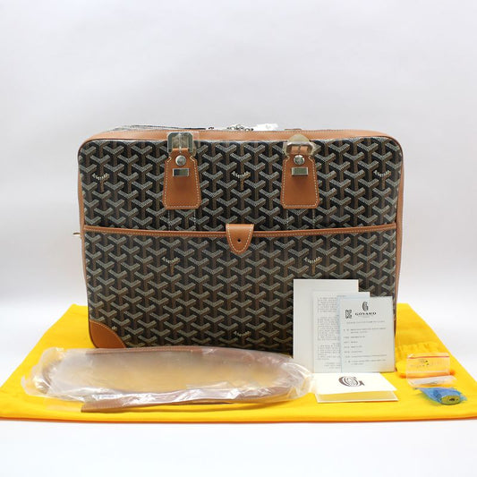 กระเป๋าใส่เอกสาร Goyard สีดำน้ำตาล AmbassardMM รหัสสินค้า