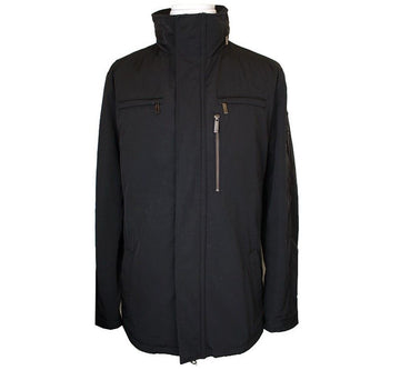 Other Brand ADD Black Men's Hooded Padded Jacket 46 26810788