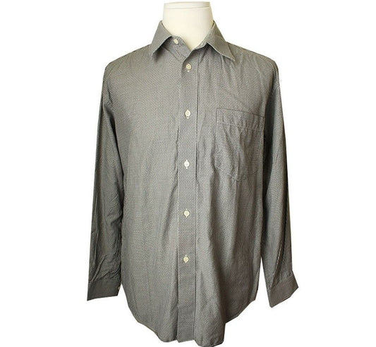 ISSEY MIYAKE Issey Design Studio Two-Tone Check Shirt M 28421124