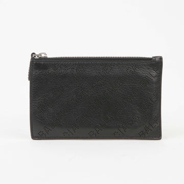 Balenciaga Leather Punch Logo Coin and Card Holder Wallet 640535 44903461