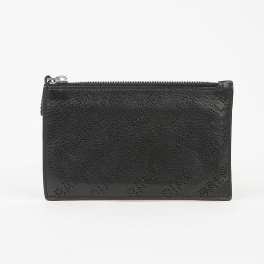 Balenciaga Leather Punch Logo Coin and Card Holder Wallet 640535 44903461