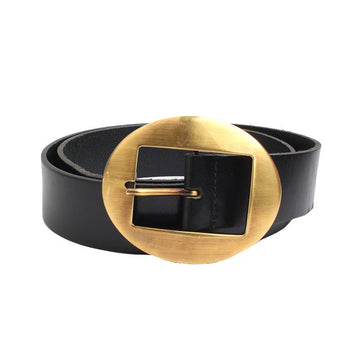 Dolce & Gabbana Round Buckle Men's Leather Belt 102 46046408