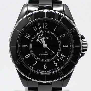 CHANEL H5697 38MM J12 Black Ceramic Steel Automatic Watch 47545209