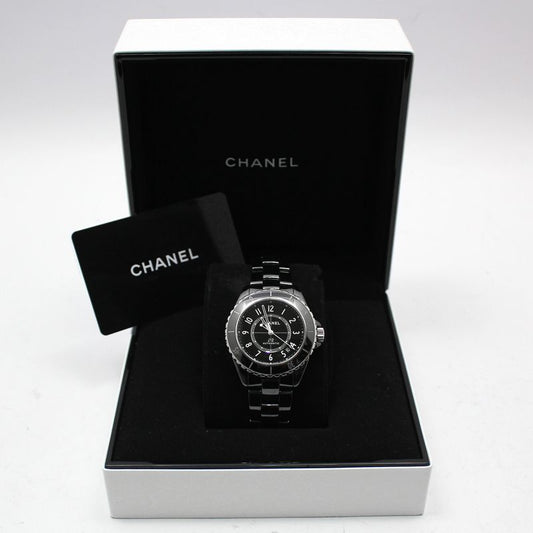 CHANEL H5697 38MM J12 Black Ceramic Steel Automatic Watch 47545209
