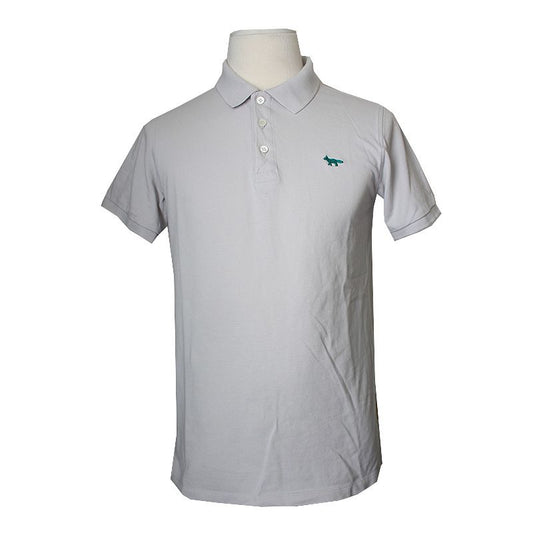 Maison Kitsune Maison Kitsuné Light Grey Men’s Piqué Shirt 90 49068998