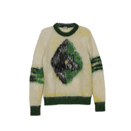 Dior Multi-Color Mohair Blend Peter Doig Sweater S 143M645CT273 51112769