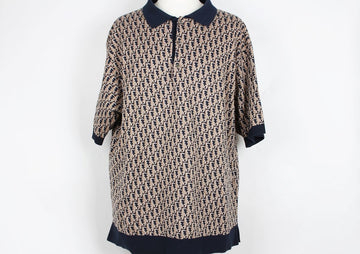 Dior Oblique Collar Polo Shirt XL 12345 52378549
