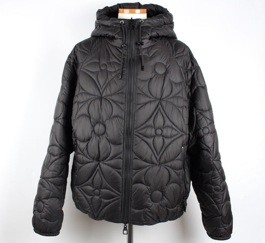Louis Vuitton Flower Quilted Hooded Padded Jacket 52 52777890