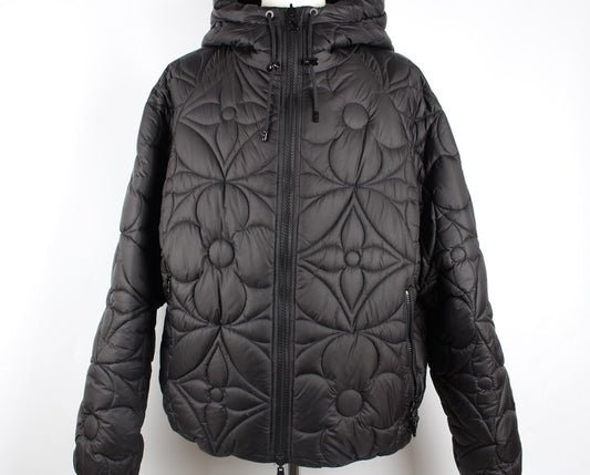 Louis Vuitton Flower Quilted Hooded Padded Jacket 52 52777890