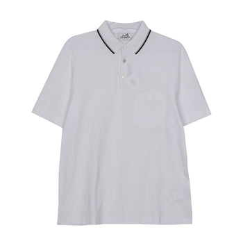 Hermes Cotton Pocket Polo Shirt L Size H357950HA90LA 51819503