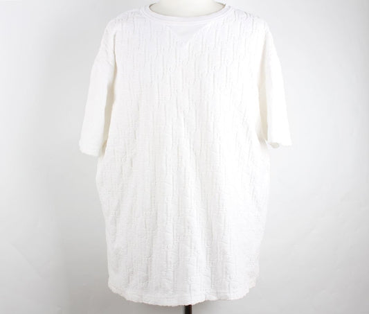 Dior Oblique Terry Cotton Short Sleeve White XL 55424020