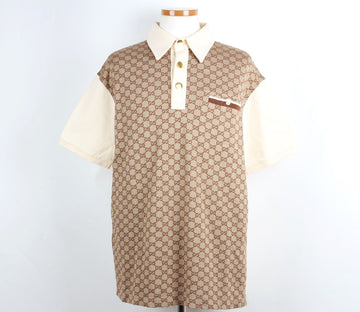 Gucci Jumbo GG Jacquard Cotton Polo Shirt XL 12345 56203926