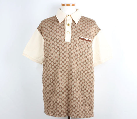 Gucci Jumbo GG Jacquard Cotton Polo Shirt XL 12345 56203926