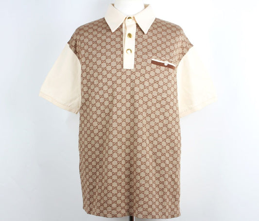 Gucci Jumbo GG Jacquard Cotton Polo Shirt XL 12345 56203926