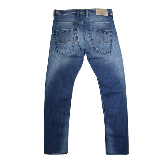 กางเกงยีนส์ Diesel ทรง Red Stitch Blue Wash สำหรับผู้ชาย เอว 32 นิ้ว รหัสสินค้า