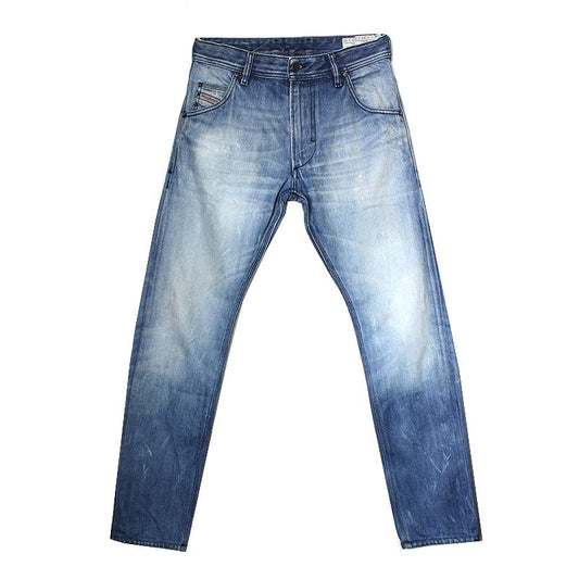 กางเกงยีนส์ Diesel Men's Blue Stitch ไซส์ 30