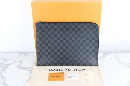 Louis Vuitton Pochette Damier Clutch GM 12345 57643387