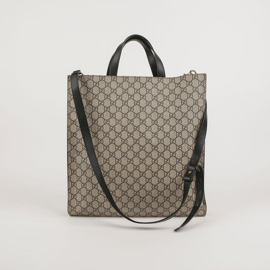 Gucci GG Supreme Canvas Kingsnake Print Tote and Shoulder Bag 450950 57693013