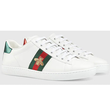 Gucci Bee Gold Embroidered Sneakers 59142639