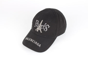 Balenciaga Paris Logo bestickte Baseballkappe L SKU12345