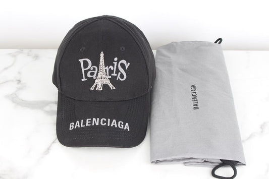 Balenciaga Paris Logo Embroidered Cap L 59686560