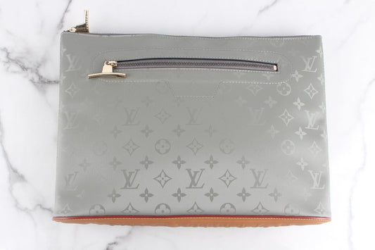 Louis Vuitton Kim Jones Titanium Cosmos Monogram Clutch 12345 61047908