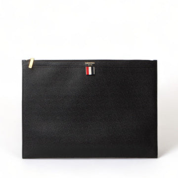 Thom Browne Pebble Leather Triple Clutch ขนาดใหญ่ (ใบเสร็จ) / 31221
