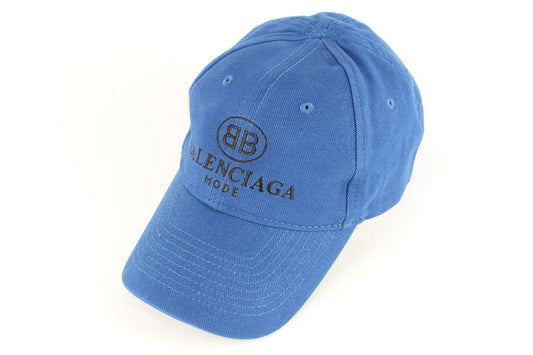 Balenciaga Mode Logo Baseball Cap Blue L 62197244