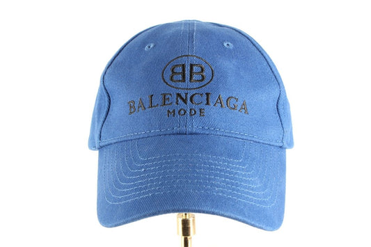 Balenciaga Mode Logo Baseball Cap Blue L 62197244