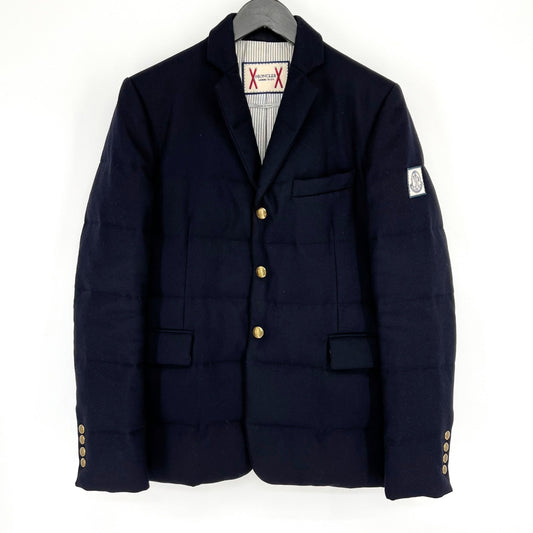 Moncler Gamma Blue Padded Blazer 63436105