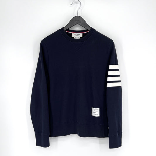Thom Browne Diagonal Armband Sweatshirt Navy MJT021H 63437046