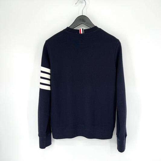 Thom Browne Diagonal Armband Sweatshirt Navy MJT021H 63437046