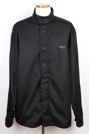 Prada Triangle Logo Nylon Shirt XL 63633691
