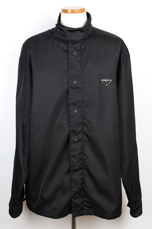 Prada Triangle Logo Nylon Shirt XL 63633691