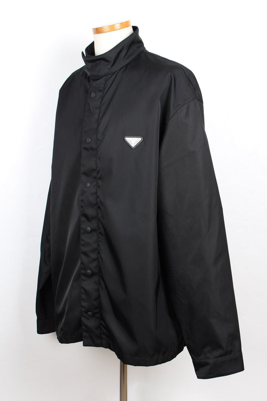 Prada Triangle Logo Nylon Shirt XL 63633691