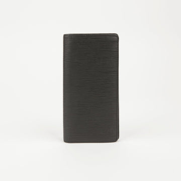 Louis Vuitton Black Epi Leather Brazza Wallet M60622 63479170