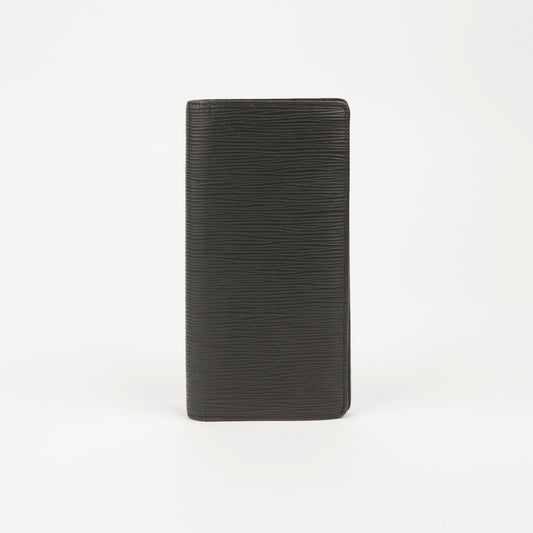 Louis Vuitton Black Epi Leather Brazza Wallet M60622 63479170