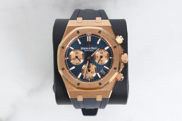 Audemars Piguet Royal Oak 26239 Blue Dial Gold Case 21 63890484