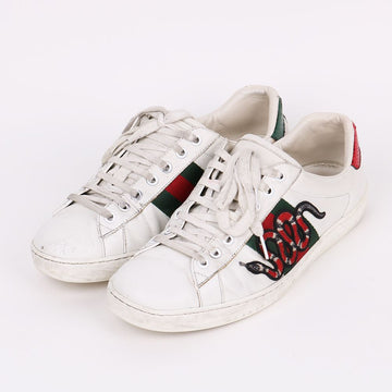 Gucci Men's Sneakers with Side Snake 456230 64349734