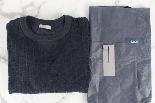 Dior Oblique Terry Jacquard T-Shirt S 12345 64354180