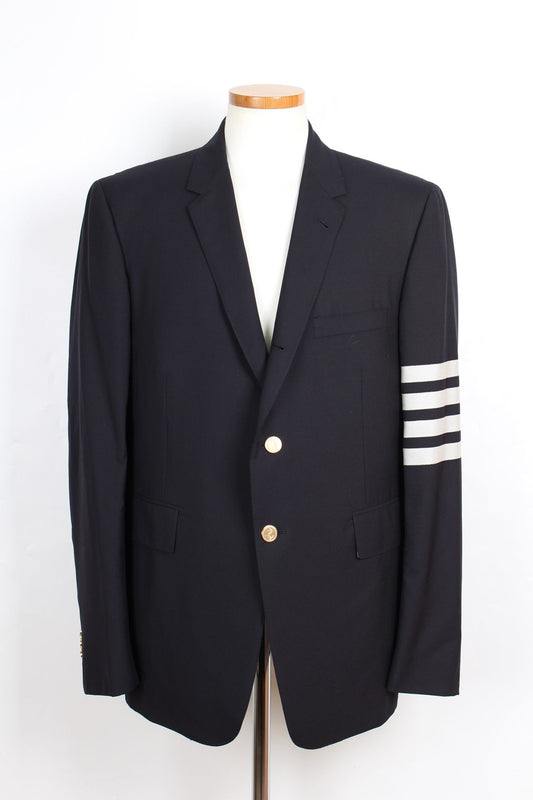 Thom Browne Four Bar Plain Weave Suit Navy 4-2 64857083