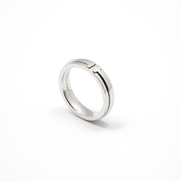 แหวนทองคำขาว 18K Tiffany &amp; Co T Two Narrow ขนาด 16 SKU