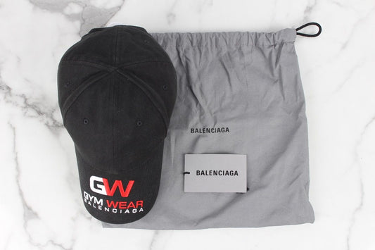 Balenciaga GW Logo Baseball Cap Black L 65926933