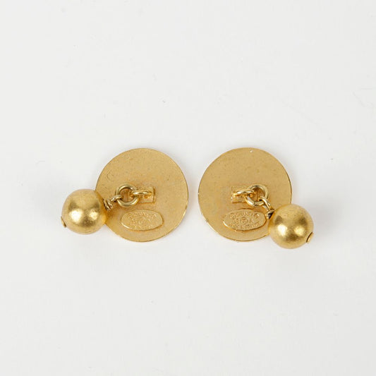 CHANEL CC Round Antique Cufflinks 67577792