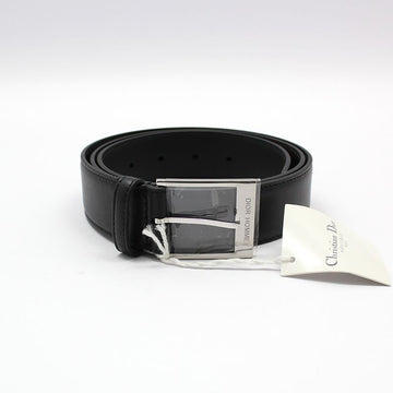 Dior Black Leather Silver Buckle Belt 100 4181PUXIN 68387478